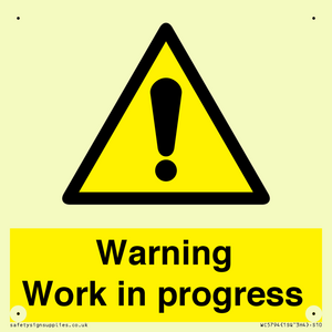 Warning Work in progress